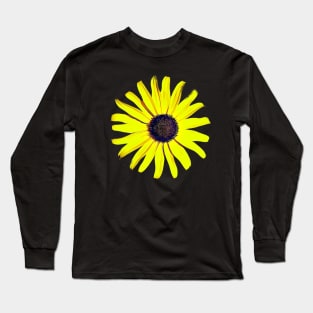 Black Eyed Susan Flowers Maryland Artistic Pattern Long Sleeve T-Shirt